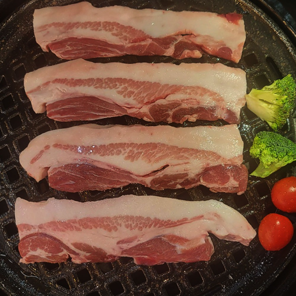 돼지고기 특수부위 삼겹 뒷고기 1kg (500g X 2 Pack)